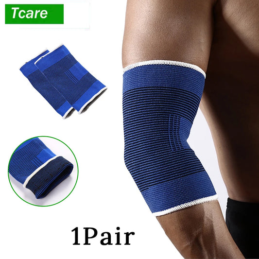 Tcare Muscle Compression Elbow Brace Elastic Arm Support Sleeves Arthritis Joint Pain Relief for Gym Running Tennis Golf Sports