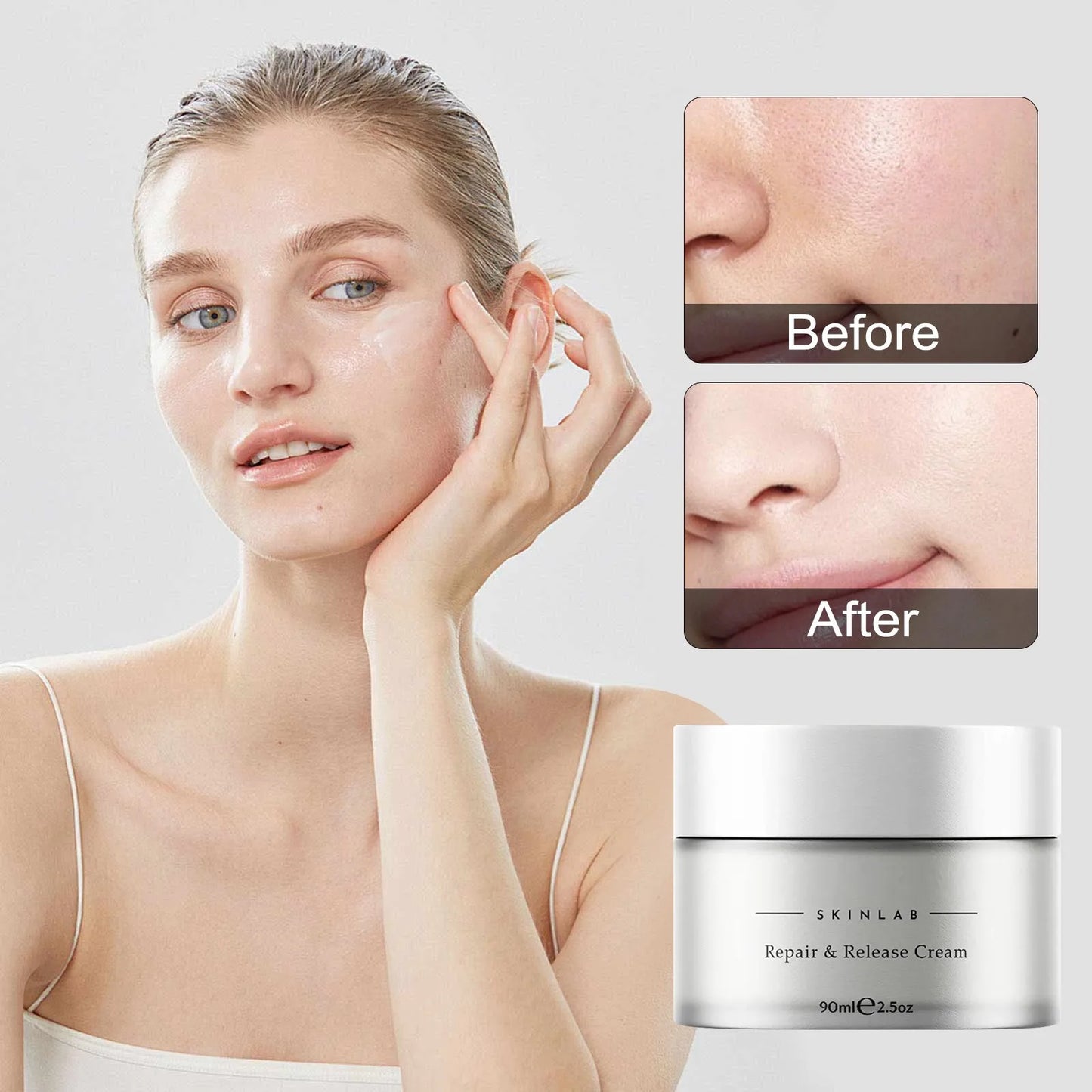 Brightening & Whitening Facial Moisturizing Cream Significantly Brightens Skin Beauty Moisturizing Cream, Repair & Release Cream