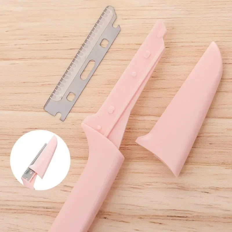 1/3/10pcs Eyebrow Trimmer Set Makeup Tools Safe Eye Brow Razor Face Body Hair Removal Shaver Blades Woman Eyebrows Shaping Knife