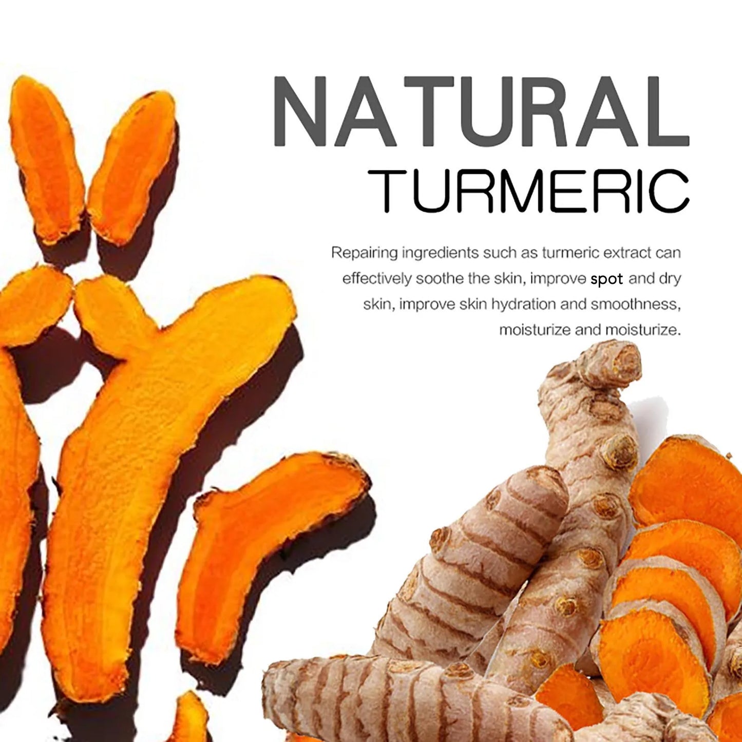 AILKE Natural Turmeric Skin Care Range, Lightening, Cleaning Skin, Moisturizes, Remove Acne and Pimples, Refining Pores