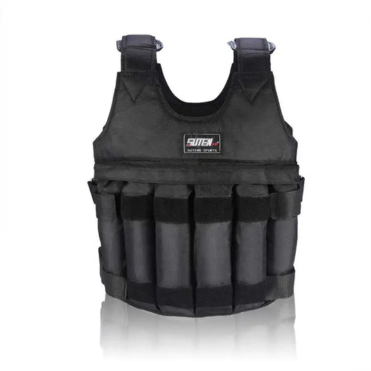 20kg 50kg Loading Weighted Vest Adjustable Exercise Training Fitness Jacket Gym Workout Boxing Vest Sand Fitness Waistcoat