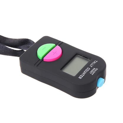 Digital Hand Tally Counter Electronic Manual Clicker Golf Gym Hand Held Counter 6.3x3.4x1.5cm