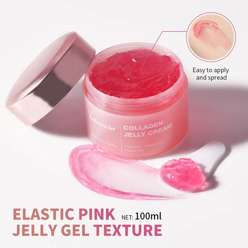 Collagen Jelly Cream Enhances Skin Barrier Moisture 24-hour Facial Shine Natural Ingredient Korean Face Care Products