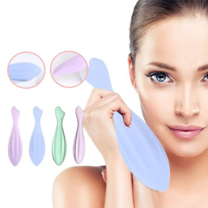 Face Roller for Face and Eye Face Beauty Roller Skin Care Tools Gua Sha Massage Silicone Roller Beauty