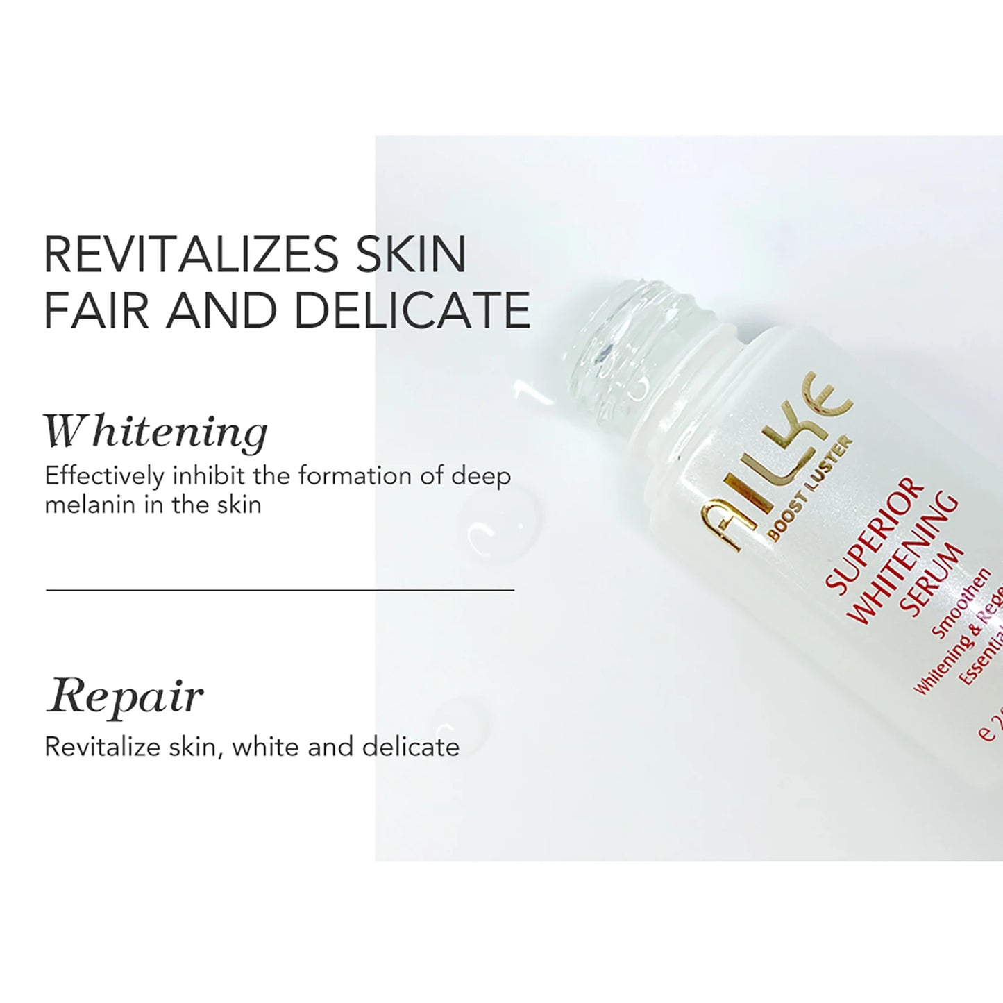 AILKE Whitening Moisturizing Facial Cream, Naturally Brighten Skin Tone, Remove Dark Spots, Clean Skin With Nicotinamide Spf35+