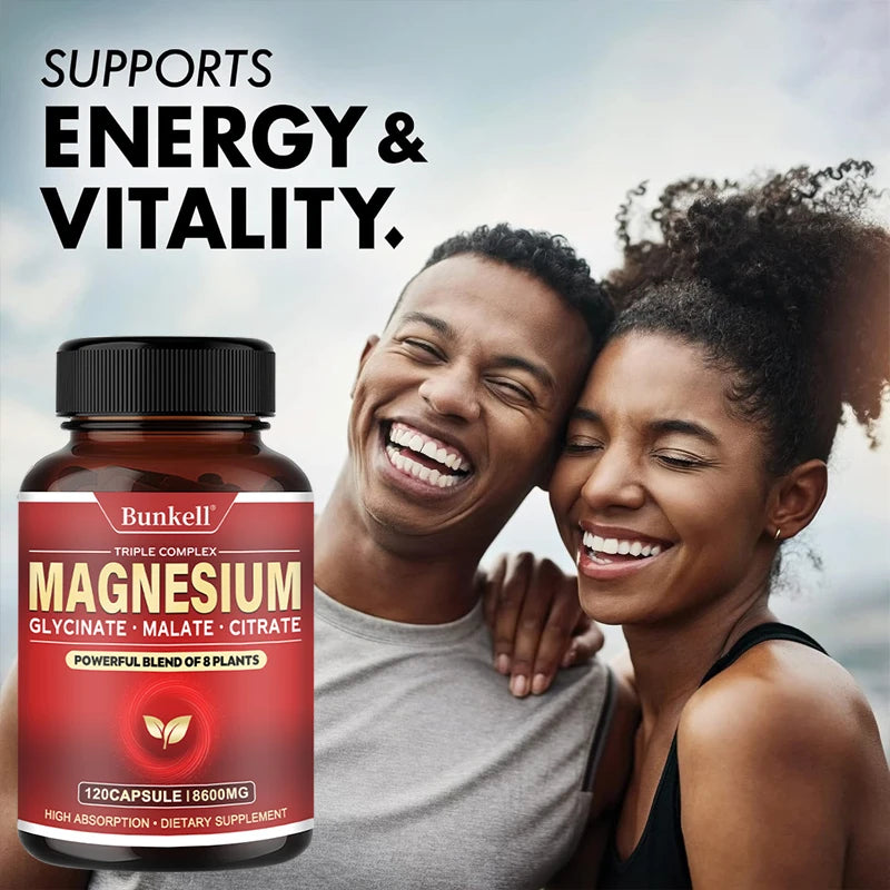 Magnesium Complex - Bone, Muscle and Heart Health Supplement, Helps Sleep, Muscle Relaxation, Promotes Energy and Sleep