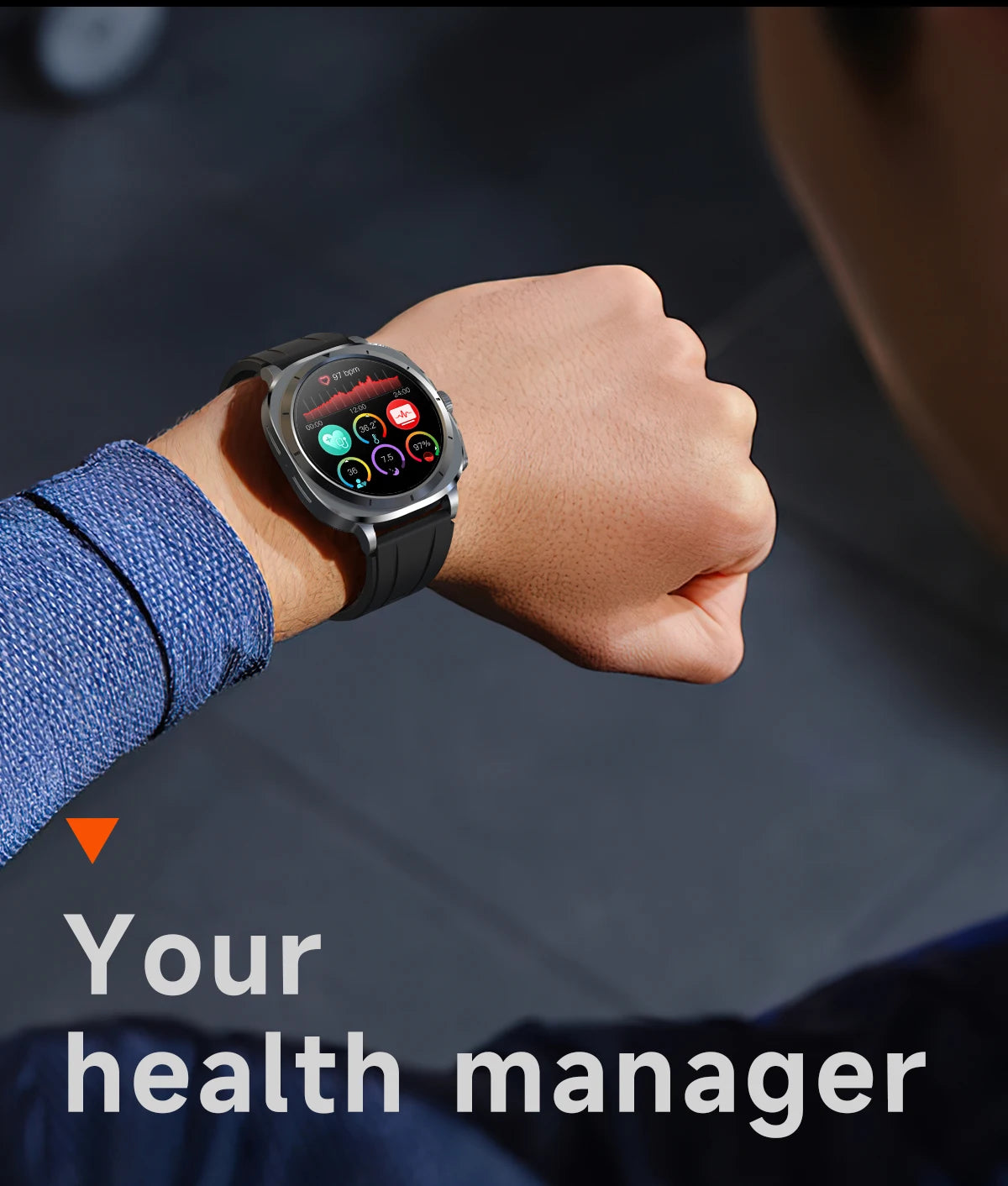 2025 NEW Health monitoring ECG+PPG Smart Watch Uric Acid Blood fat Blood Pressure High Precision Analysis Smart Watch Voice call