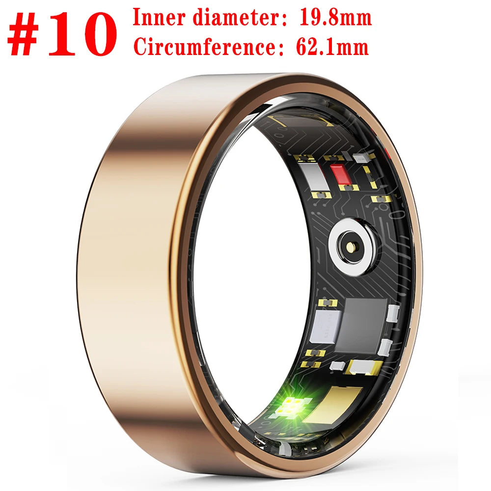New Health Smart Ring Couple Sports Fitness 24H Heart Rate Sleep Monitoring IP68 Waterproof Men Women Care For Family