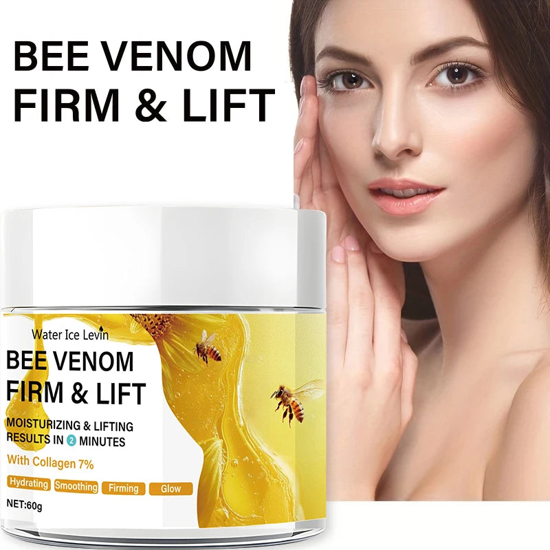 Bee Vemon Instant Facial Lifting Cream - 60g |   Firming and Rejuvenating Skin, Smoothing Fine Lines and Wrinkles |   All Skin Types