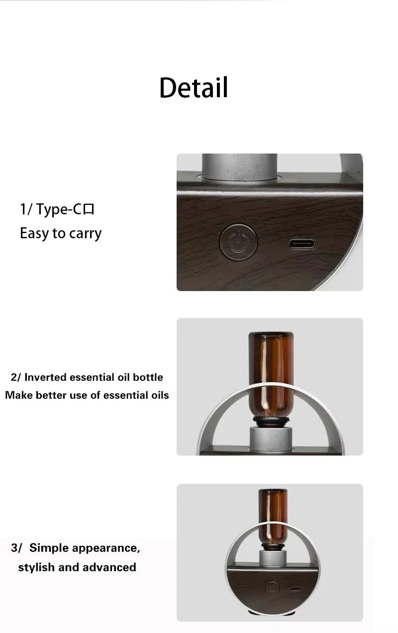 Air Purifier Aromatherapy Room Aroma Diffusers Essential Oil Diffuser Air Fresher Sensor Intelligence Scent Machine