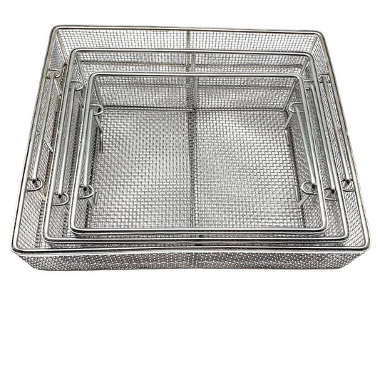 Sterilizing Basket Sterilization Box Stainless Steel Disinfection Net Surgical Operating Instrument Autoclave