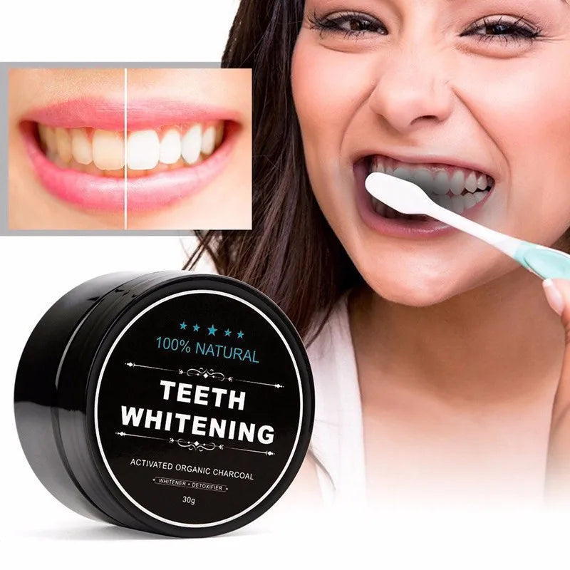 Teeth Whitening Oral Care Wood Natural Activated Charcoal Remove Tartar and Freshen Breath