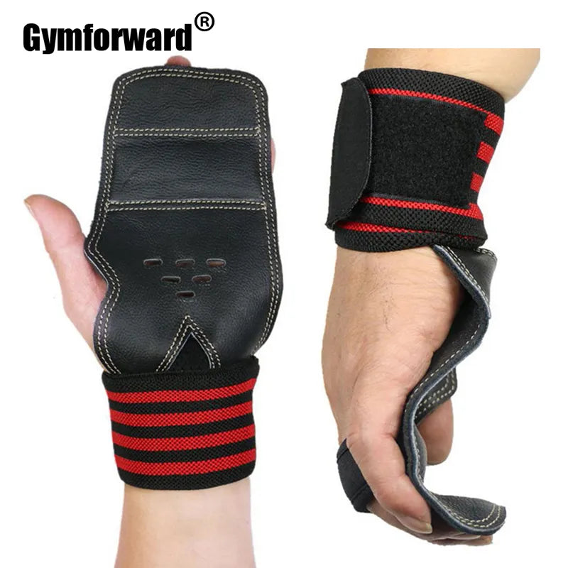 Crossfit Gym Gloves Wrist Exercise Grip Straps Weightlifting Fitness Dumbbell Kettlebell Weights Barbell Bodybuilding Equipment