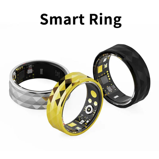 Smart Ring R12M Health Sleep Heart Rate Monitoring IP68 5ATM Waterproof Step Distance Calorie Counting Multi Sport Modes For Man