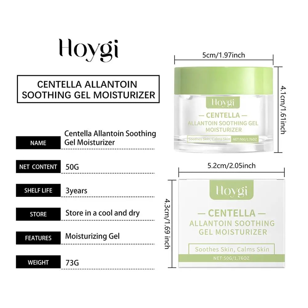 Centella Asiatica Soothing Moisturising facial Gel Deep Hydration Repairing Gel Skin Care For Women
