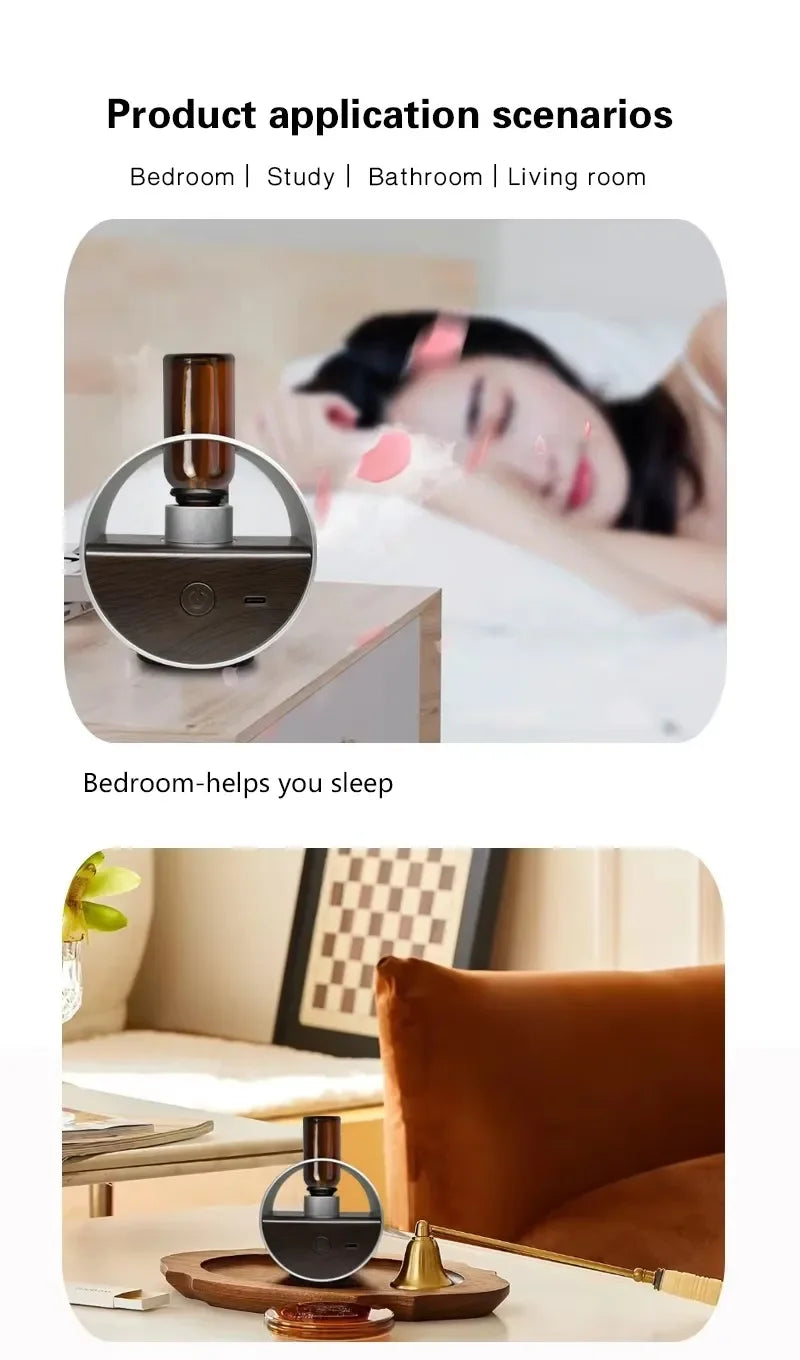Air Purifier Aromatherapy Room Aroma Diffusers Essential Oil Diffuser Air Fresher Sensor Intelligence Scent Machine