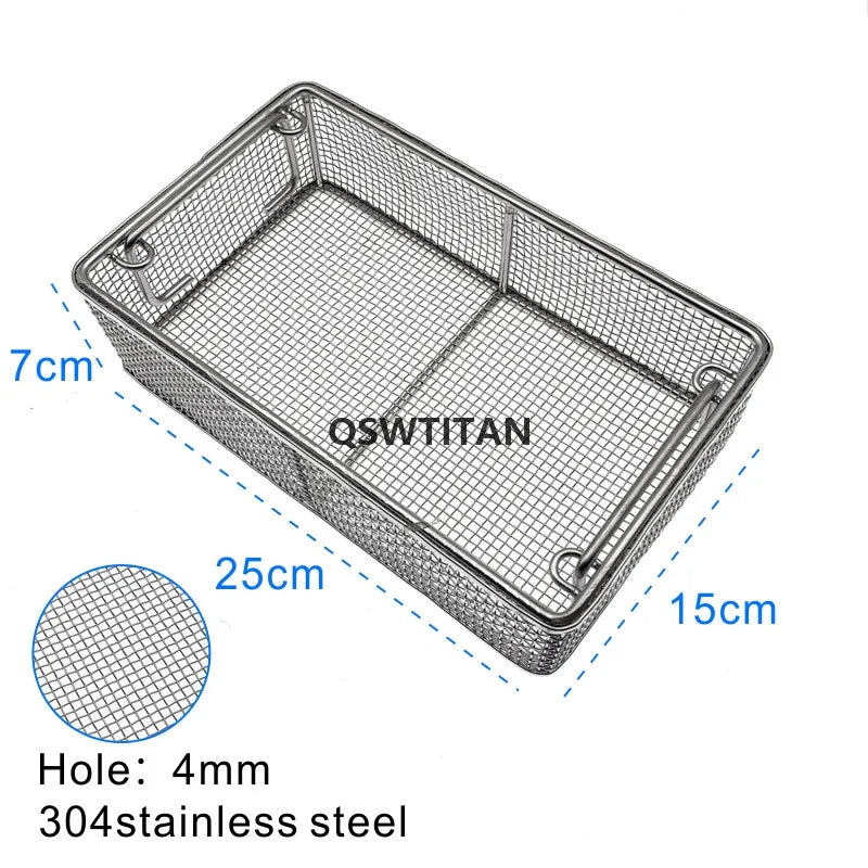Sterilizing Basket Sterilization Box Stainless Steel Disinfection Net Surgical Operating Instrument Autoclave