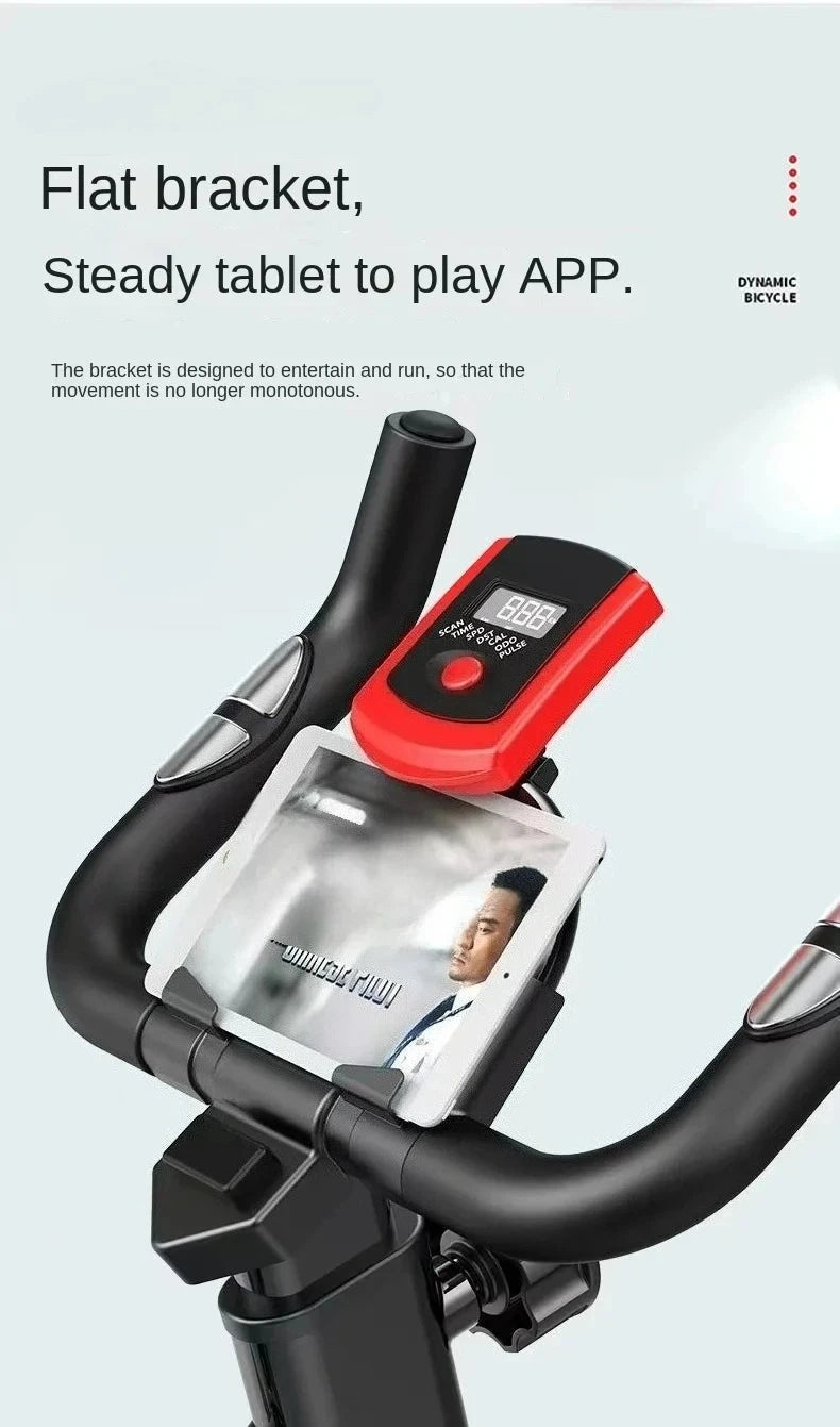 Silent Smart Power Bike for Indoor Exercise - Weight Loss and Fitness Solution for Home Use, Perfect for a Healthy Lifestyle