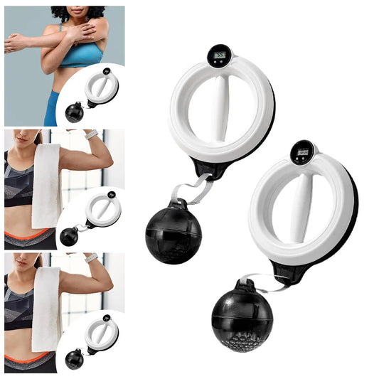 Weighted Arm Hoop for Adults 360 Degree Rotatable Waist Workout Fitness Hoop