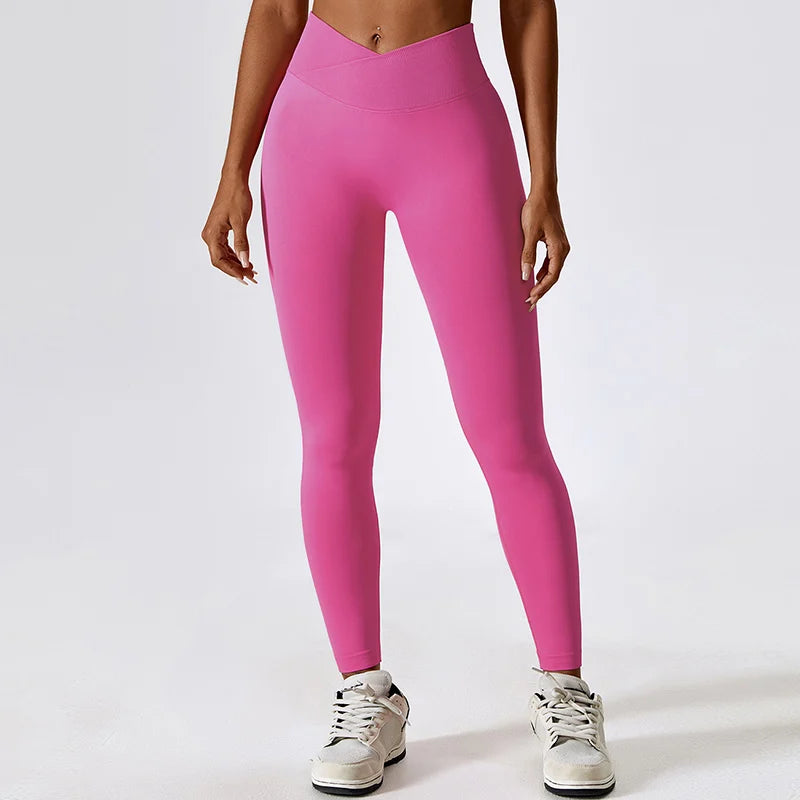 Sport Pants Tights Seamless Fitness Leggings Women Clothing High Waist Scrunch Butt Gym Legging Push Up Yoga Pants Active Wear