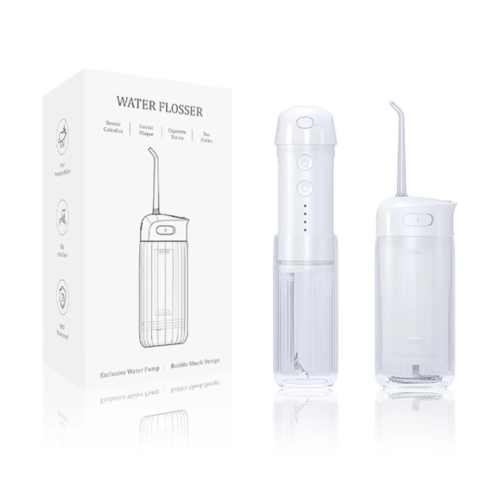 Electric High-Frequency Oral Irrigator IPX7 Waterproof Beauty Instrument Tooth Cleaner All Around Oral Teeth Cleaning Care Tool
