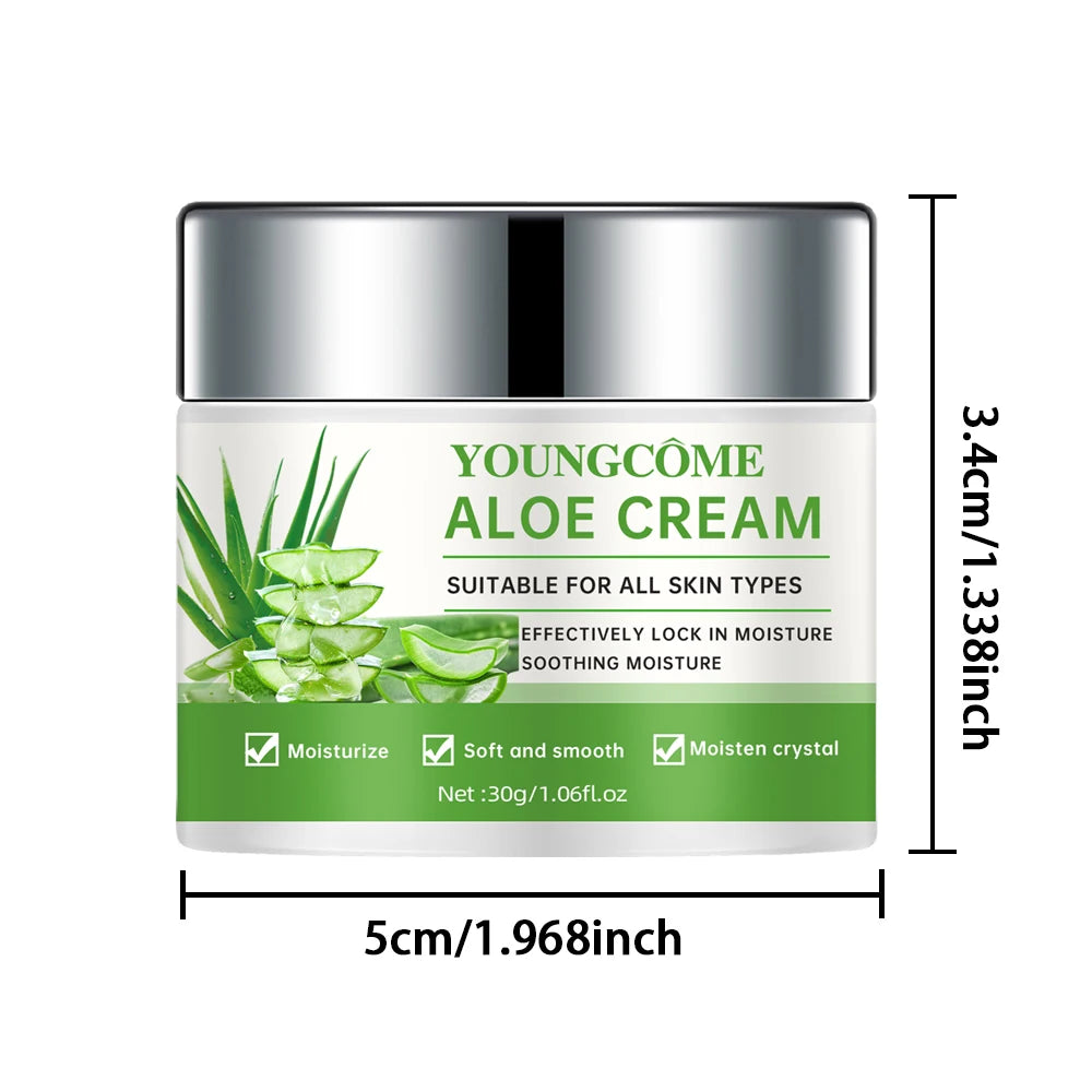 Aloe Vera Deep moisturizing cream, effectively locks in moisture and sooth skin, suitable for all skinall skin types, men and wo