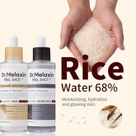 Exfoliating Toner, Natural Rice Extract, Gentle Hydration, Black Rice Ampoule 80ml Deep Skincare Solution