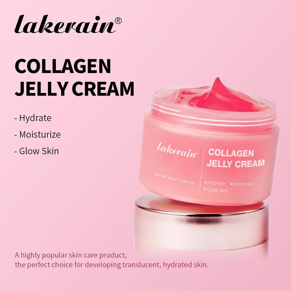 Collagen Jelly Cream Enhances Skin Barrier Moisture 24-hour Facial Shine Natural Ingredient Korean Face Care Products