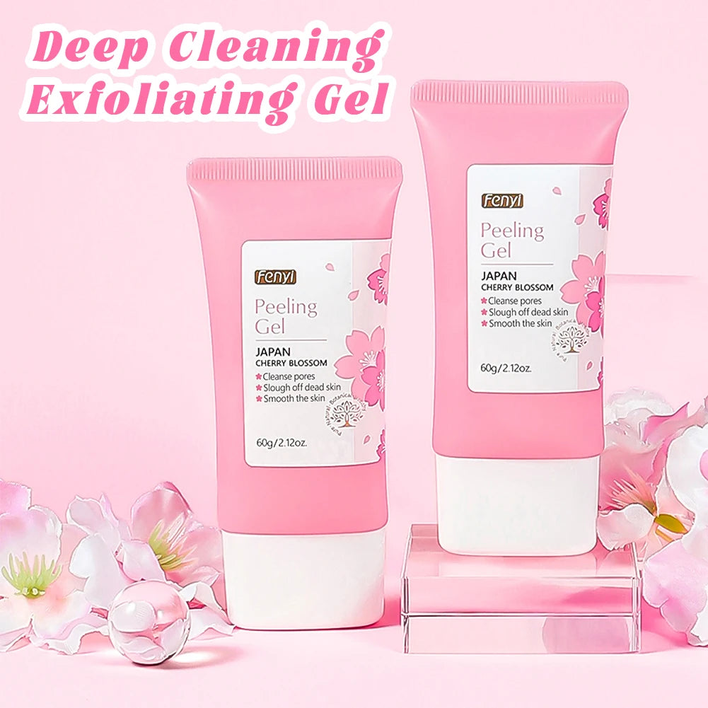 Face Deep Cleaning Exfoliating Gel Skin Care Whitening Moisturizer Repair Facial Scrub Skin Care 60g