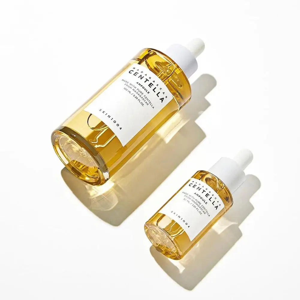 Centella Asiatica Daily Face Day and Night Skin Care Set Cleanser Toner Essence Sunscreen Travel Portable Skin Care Set