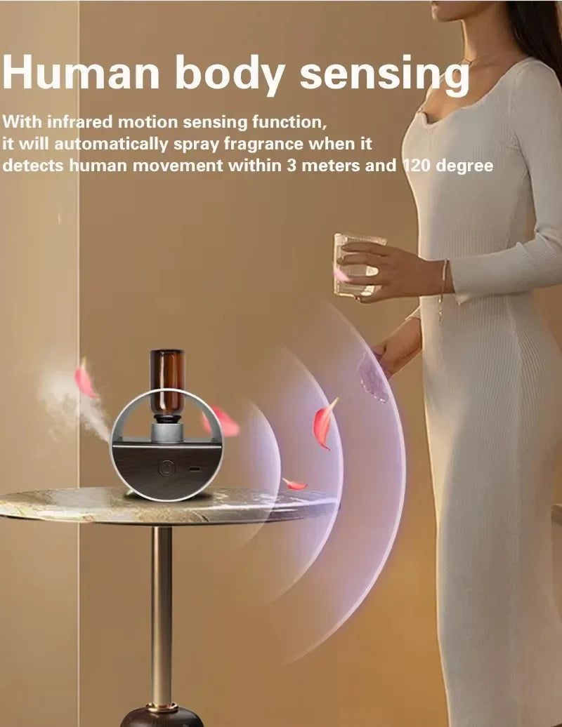 Air Purifier Aromatherapy Room Aroma Diffusers Essential Oil Diffuser Air Fresher Sensor Intelligence Scent Machine