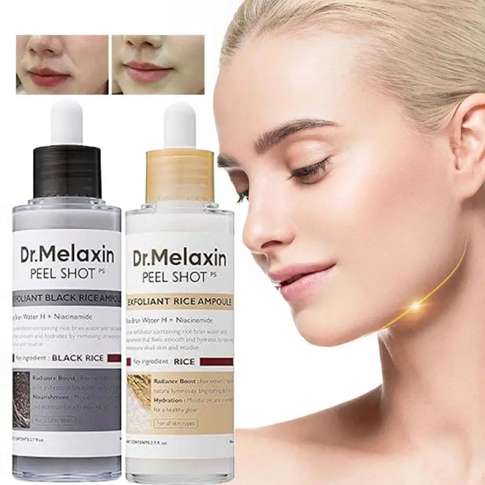 Exfoliating Toner, Natural Rice Extract, Gentle Hydration, Black Rice Ampoule 80ml Deep Skincare Solution