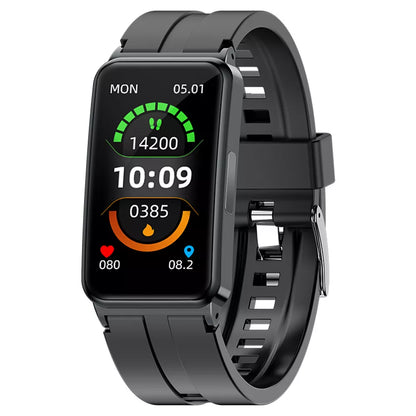 Blood Glucose Smart Band Watch Body Temperature ECG HRV Monitoring Fitness Smart Bracelet IP67 Waterproof Multi-sport Modes