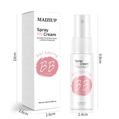 MAIZIUP Whitening Spray BB Cream Concealer Brighten Whitening Moisturizing Base Face Foundation Makeup Beauty Skin Care 20ml