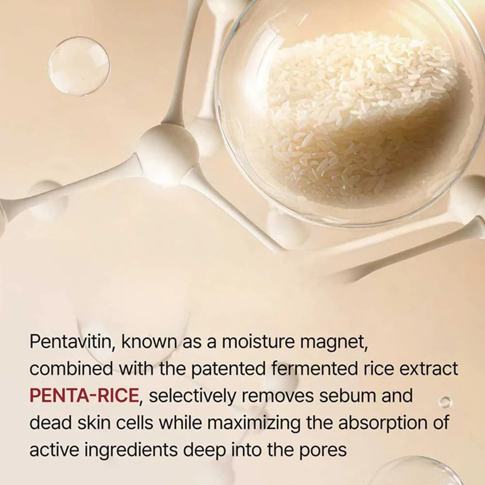 Exfoliating Toner, Natural Rice Extract, Gentle Hydration, Black Rice Ampoule 80ml Deep Skincare Solution