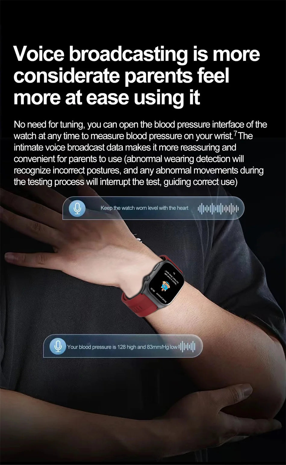 2025 New Health Monitor Smart Watch Blood Pressure Lipid Uric Acid ECG NFC Body Temperature Bluetooth Call Health Smartwatch