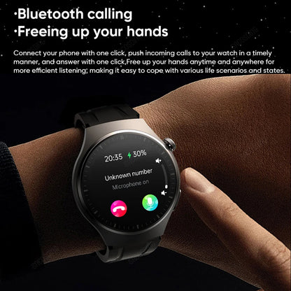 2023 New Health Blood Sugar Smart Watch ECG+PPG Bluetooth Call 466*466 AMOLED 1.43 Inch Full Touch Screen Smartwatch For Android