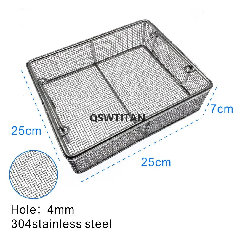 Sterilizing Basket Sterilization Box Stainless Steel Disinfection Net Surgical Operating Instrument Autoclave
